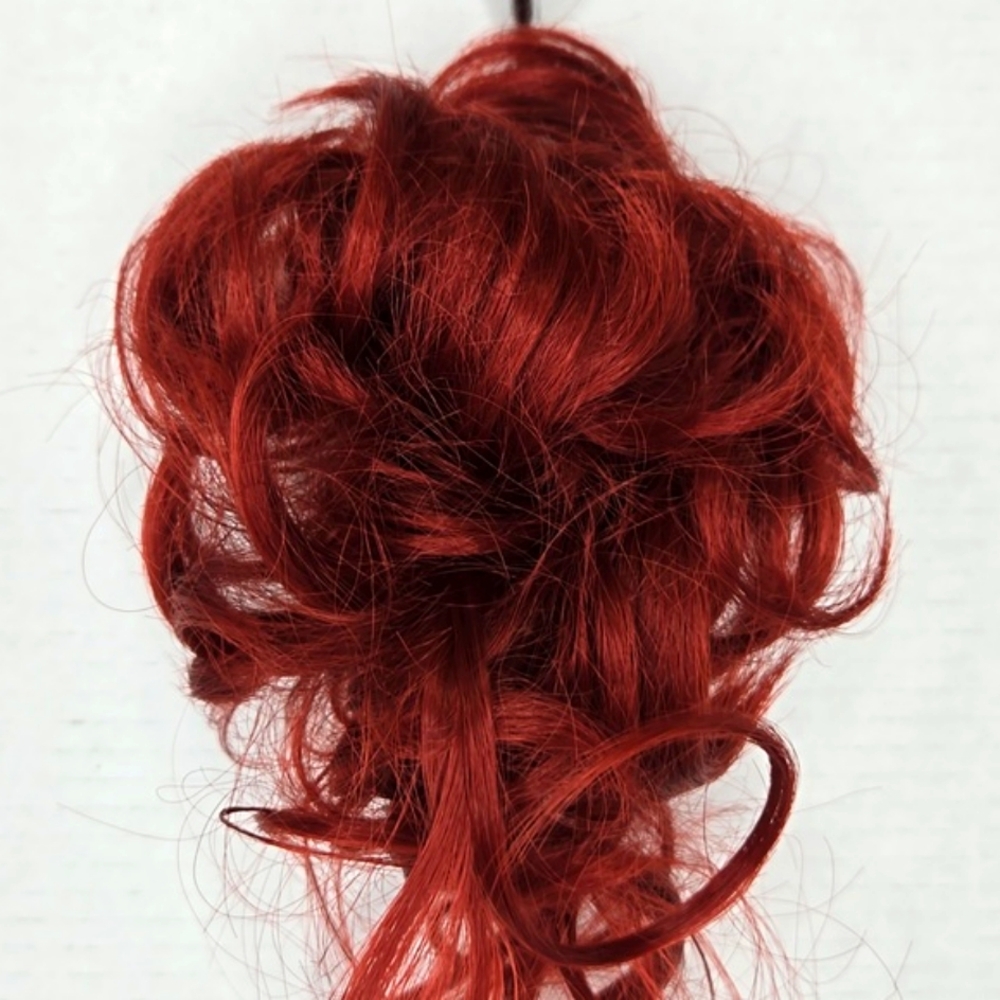 1H25227 NWT Messy Bun Hair Holder Burgundy - Picture 2 of 5